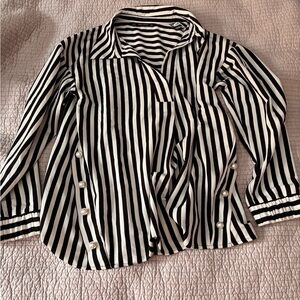 Zara Monochrome Striped Shirt